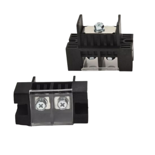 FENCE TERMINAL 200A 1IN-2OUT (BLK)